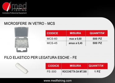 c16 - MCS -FE - MICROSFERE IN VETRO - FILO ELASTICO