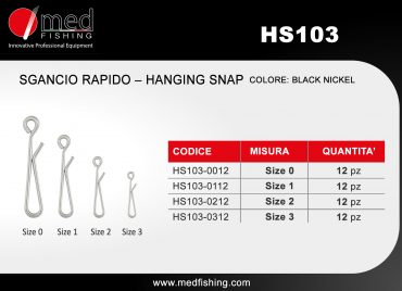 c4 - HS103 - SGANCIO RAPIDO – HANGING SNAP