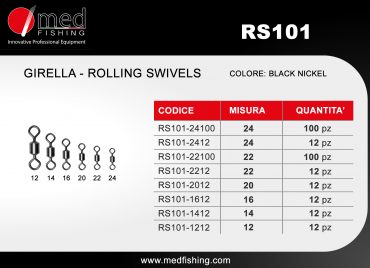 c5 - RS101 - GIRELLA - ROLLING SWIVELS