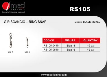 c8 - RS105 GIR.SGANCIO – RING SNAP