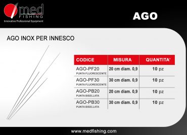 c9 - AGO - ago inox per innesco